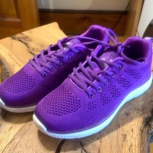 STQ PURPLE WALKING SHOES ATHLETIC SHOES TENNIS SHOES